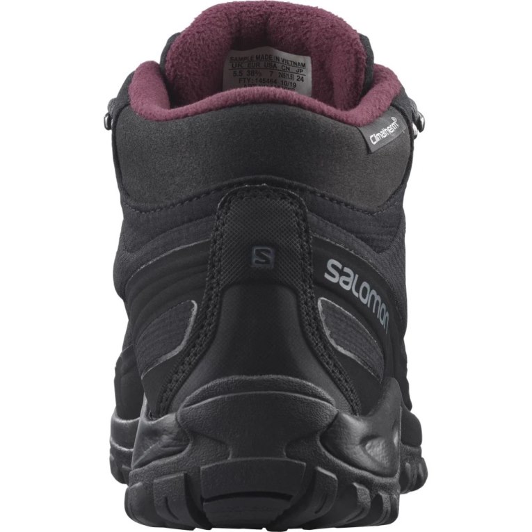 Salomon Shelter CSWP Women's Winter Boots Black | CA 62O79